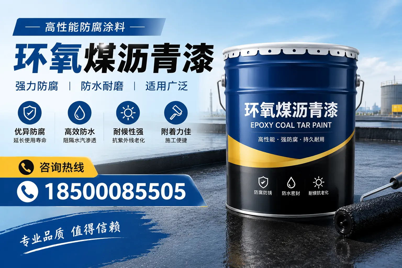 环氧煤沥青漆的主要成分与功能，安新用户深度了解